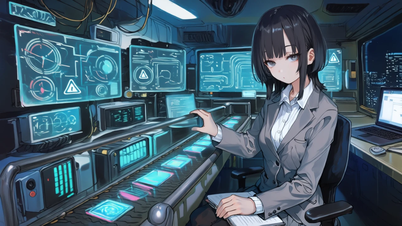 費用・品質・信頼性の計器を監視し、ガードレールを設定するメカ少女