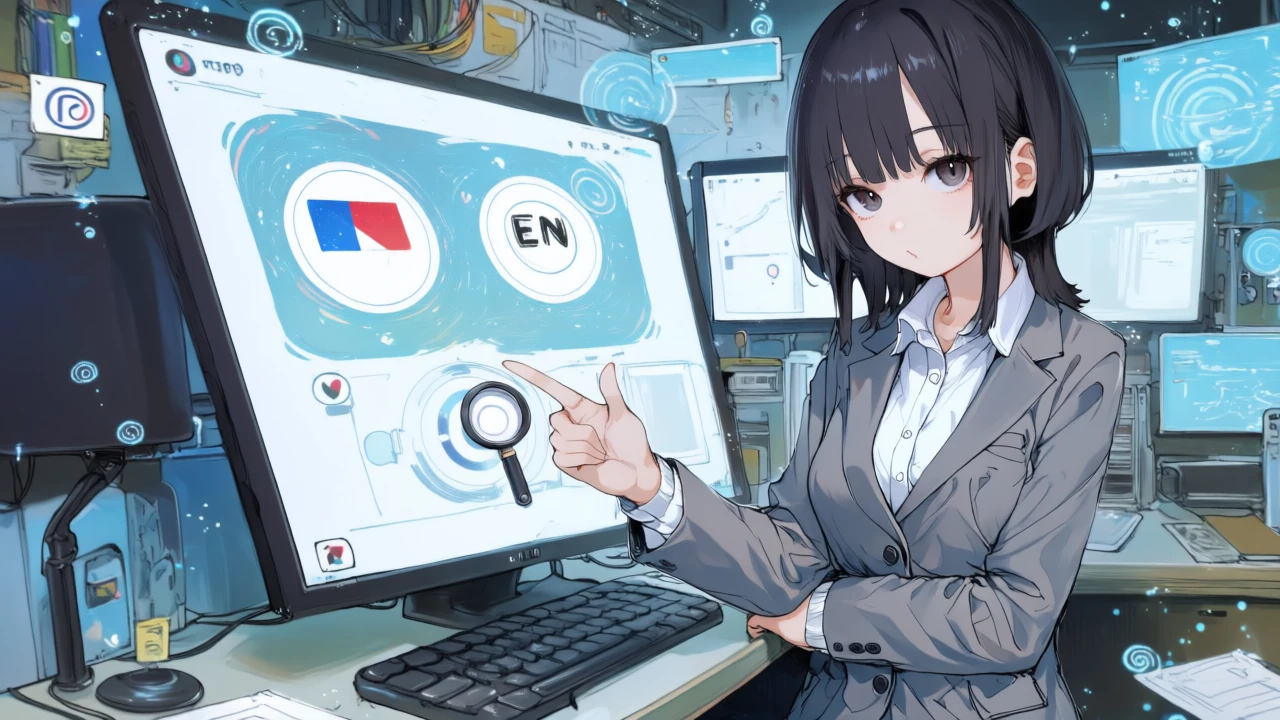 日本語と英語のプロンプトを比較検証して最適化する操作